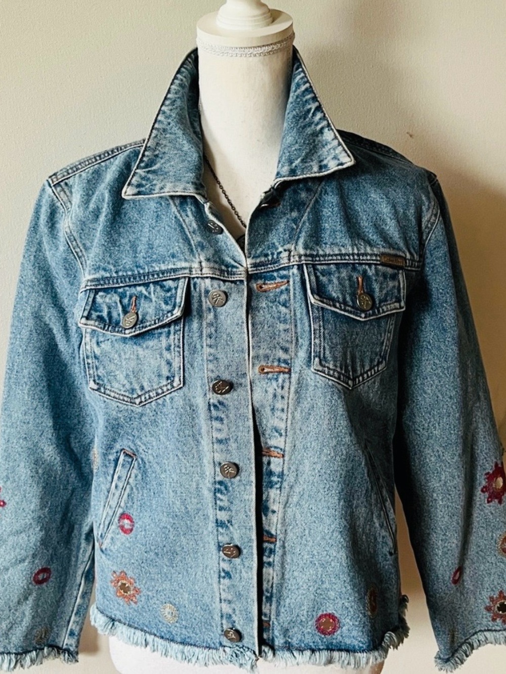 Embroidered Denim Jacket